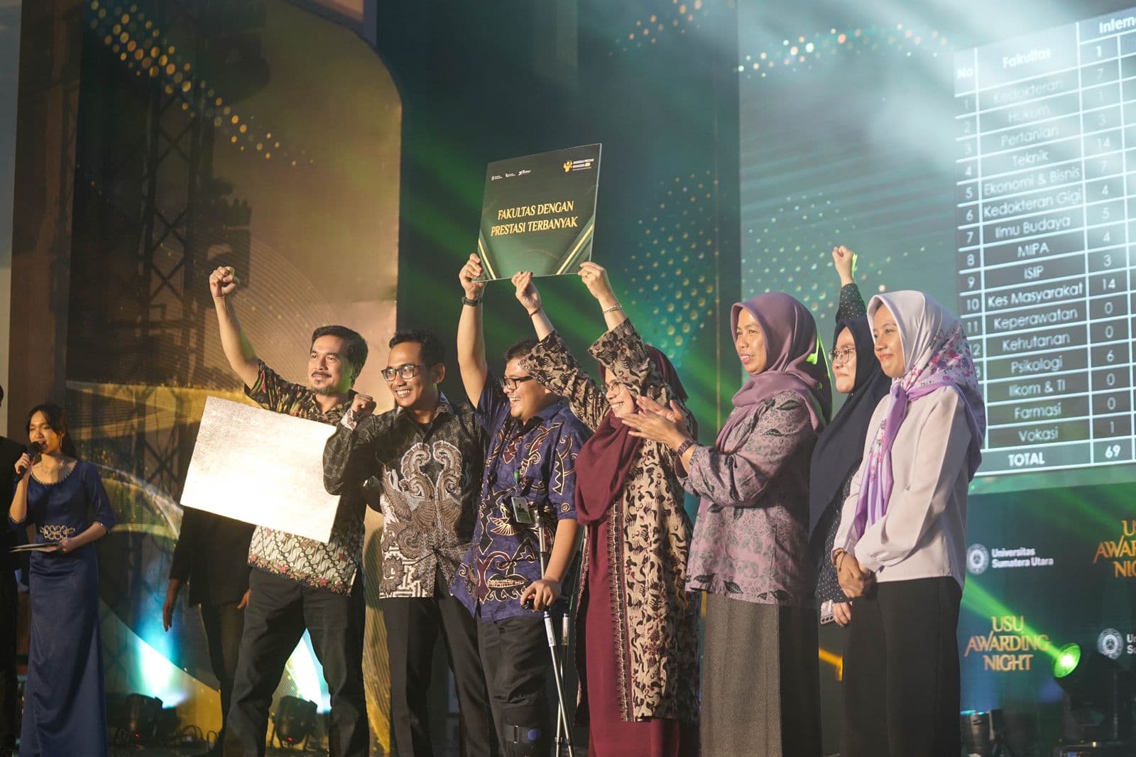 Rector Celebrates University's Successes at Awarding Cermony