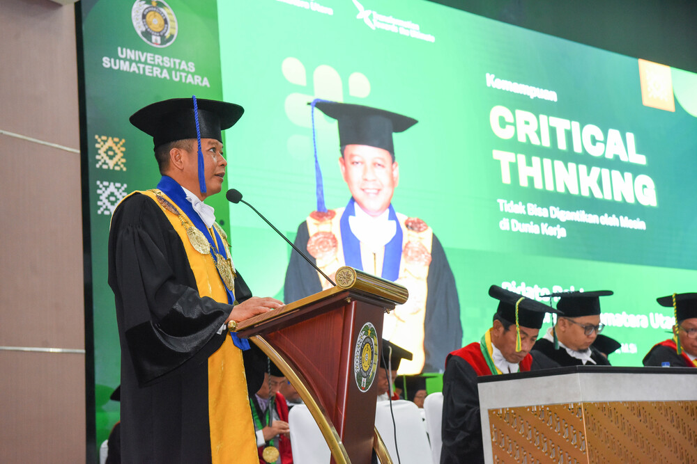 Rektor: Lulusan USU Telah Terapkan Proses Critical Thinking