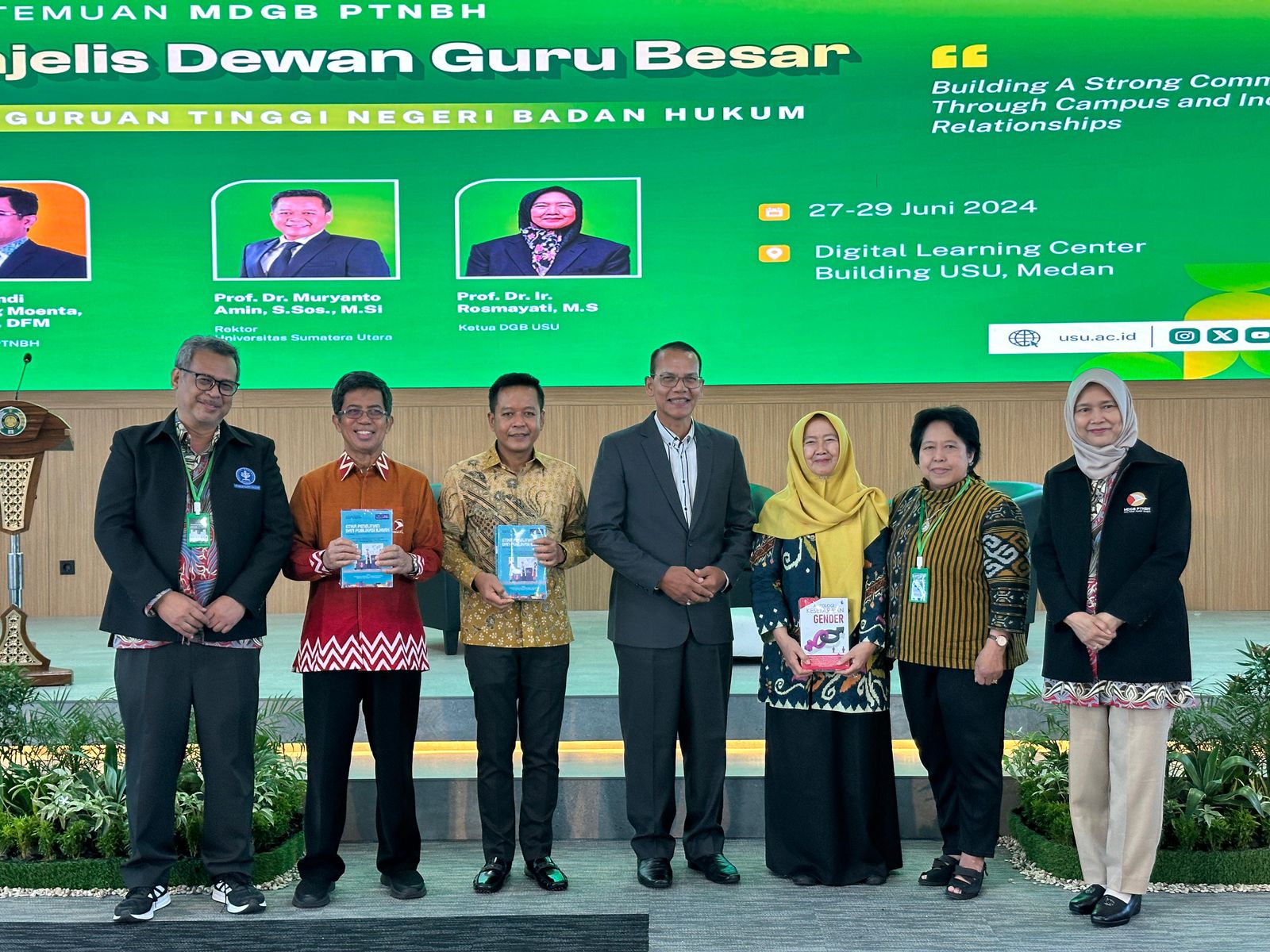Pertemuan Majelis Dewan Guru Besar PTN-BH Berlangsung di USU