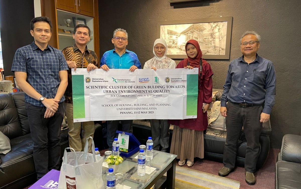 The USU's  WCU Team Collaborates with Universiti Sains Malay